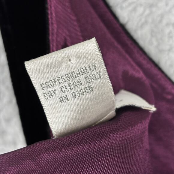 Sophisticate Sheath Velvet Dress Rayon Silk Blend Sheath Embellishments size 12 - Picture 8 of 13